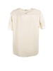 Short-sleeved blouse in silk blend