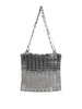 Metal chain designed bag with logo