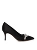 Satin pumps