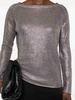 Laminated crewneck