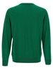 R Neck Sweaters And Cardigans Green
