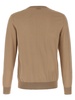 R Neck Sweaters And Cardigans Beige