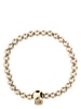 Skull Beaded Jewelry Silver
