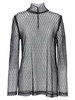 Mesh Blouse Shirt And Blouse Black
