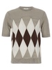 Argyle T-Shirt Gray