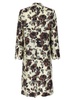 Floral Print Trench Coat Coats, Trench Coats Multicolor
