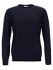 R Neck Sweaters And Cardigans Blue