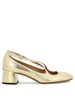Two For Love Heeled Shoes Gold