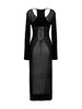 Openwork Long Cardigan Sweaters And Cardigans Black