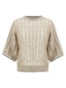 Dazzling Sweater Sweater, Cardigans Beige