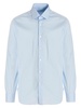 Poplin Shirt Shirt And Blouse Light Blue