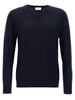 V Neck Sweaters And Cardigans Blue