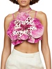 AMUR Women's Maisie 3D Orchid Top