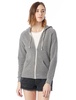 Alternative Women's Zip-Up Hoodie, Eco-Fleece Vintage Adrian Hooded Crewneck