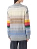 Embroidered wool blend sweater