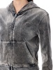 T By Alexander Wang Velour Zip-Up Hoodie