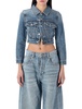 Alexander Wang Shrunken Trucker Denim Jacket
