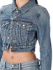 Alexander Wang Shrunken Trucker Denim Jacket