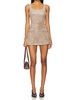 yorke skort romper in taupe