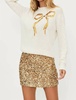 jolene bow sweater in cream