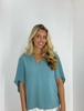 nina top in mineral blue