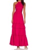 raeann dress in raspberry