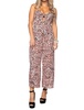 animal print jumpsuit in pink