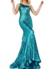 sequin one shoulder in lilac