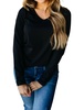 lulu long sleeve tee in black