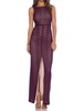 gemma lace long mermaid dress in kir royale