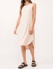sheridan midi tank dress in bone