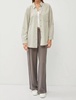 the oversized tencel shirt in sage