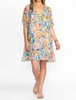 margareta mini dress in wild blooms