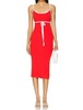lucy knit dress in red