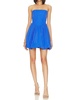 pompeo strapless mini dress in cobalt blue
