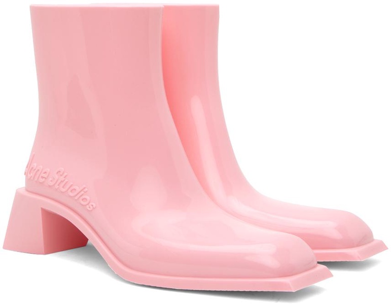 Acne Studios Women Rubber Ankle Boots