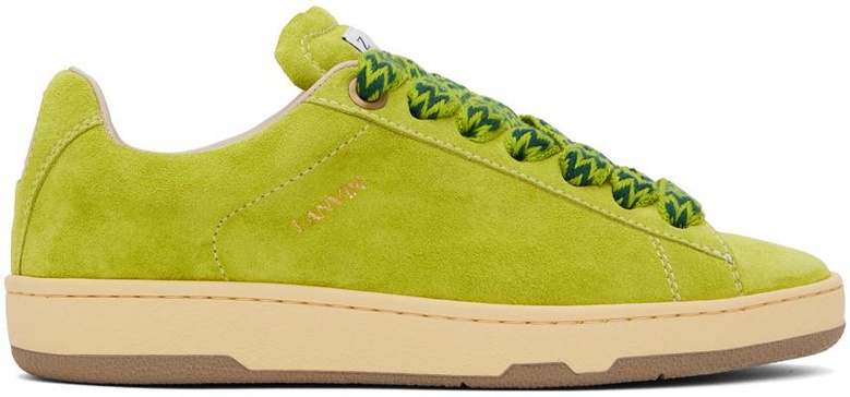 Green Suede Curb Lite Sneakers