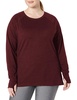 Amazon Essentials Women's Brushed Tech Stretch Long-Sleeve Crewneck Shirt - Discontinued Colors