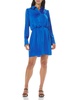 BCBGeneration Women's Long Sleeve Collar Neck Mini Shirt Dress
