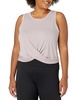 Amazon Essentials Women's Soft Cotton Knot Front Cropped Yoga Tank (Available in Plus Size) (Previously Core 10)
