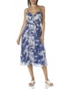 BCBGeneration Women's Sleeveless V Neck Pleated Midi Day Dress