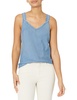 NIC+ZOE Women's Denim Fringe Cami