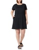 Amazon Essentials Women's Short Sleeve Elastic Waist Cotton Jersey Minidress