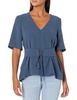 BCBGeneration Women's Corset Front Boyfriend Top