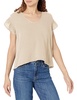 Velvet by Graham & Spencer Women's Remi Cotton Slub Mix Top