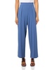 Anne Klein Womens Plus Drapey High Rise Wide Leg Pants