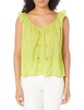Velvet by Graham & Spencer Women's Coco Cotton Eyelet Button Front Top