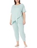 Amazon Essentials Women's Cotton Maternity and Nursing Sleepwear Pajama Set