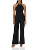 Adrianna Papell Womens Knit Crepe Jumpsuit