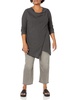 Andrew Marc Women's Long Sleeve Thermal Asymmetric Tunic (Regular & Plus Sizes)
